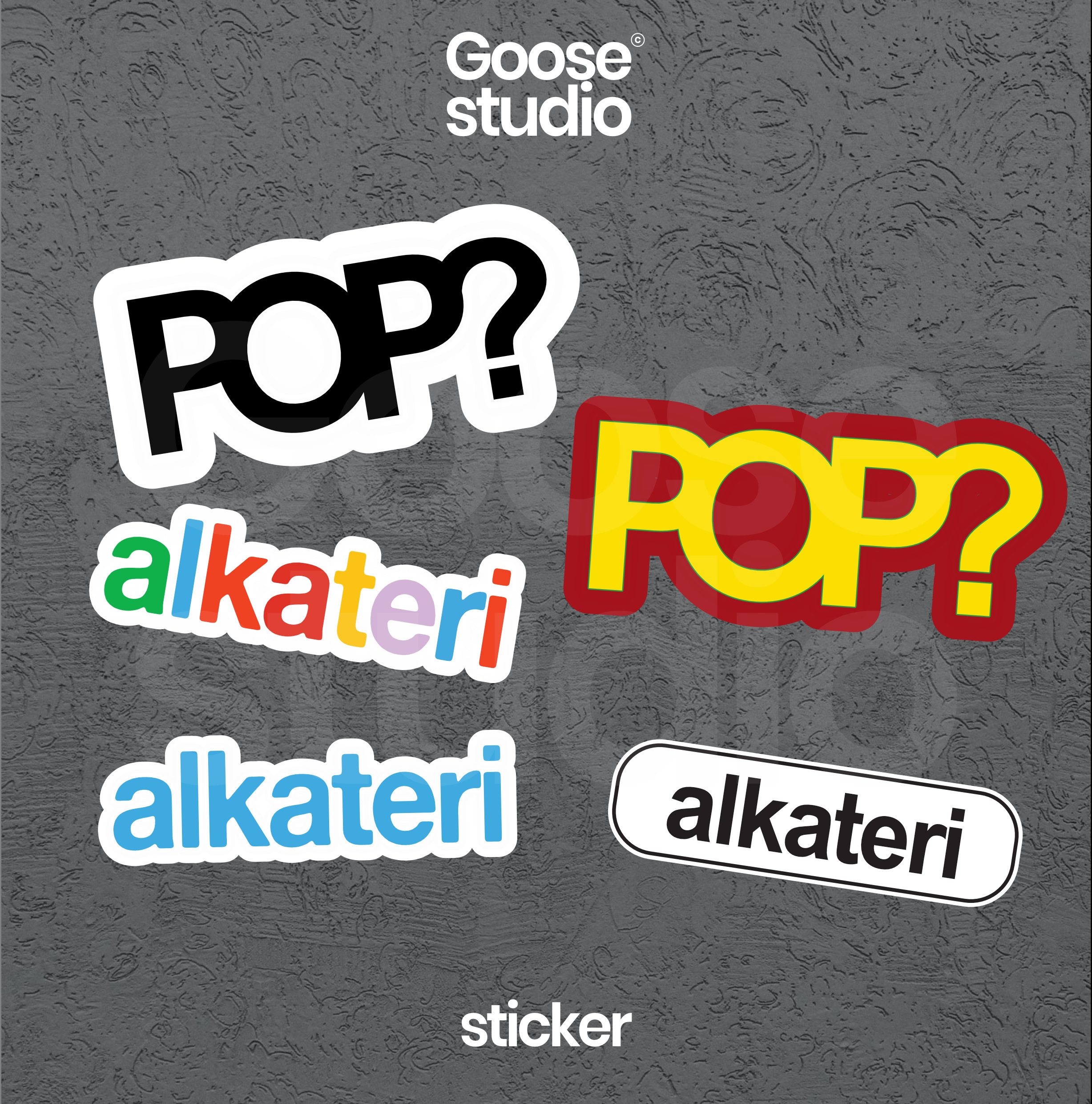 Sticker Band Indie